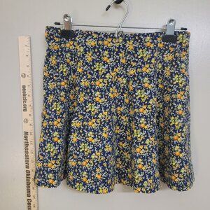Forever 21 Flower Print Miniskirt Large